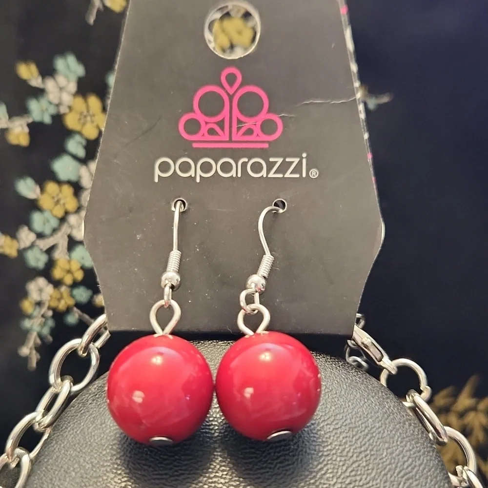 Paparazzi Cosmic Getaway Red Necklace